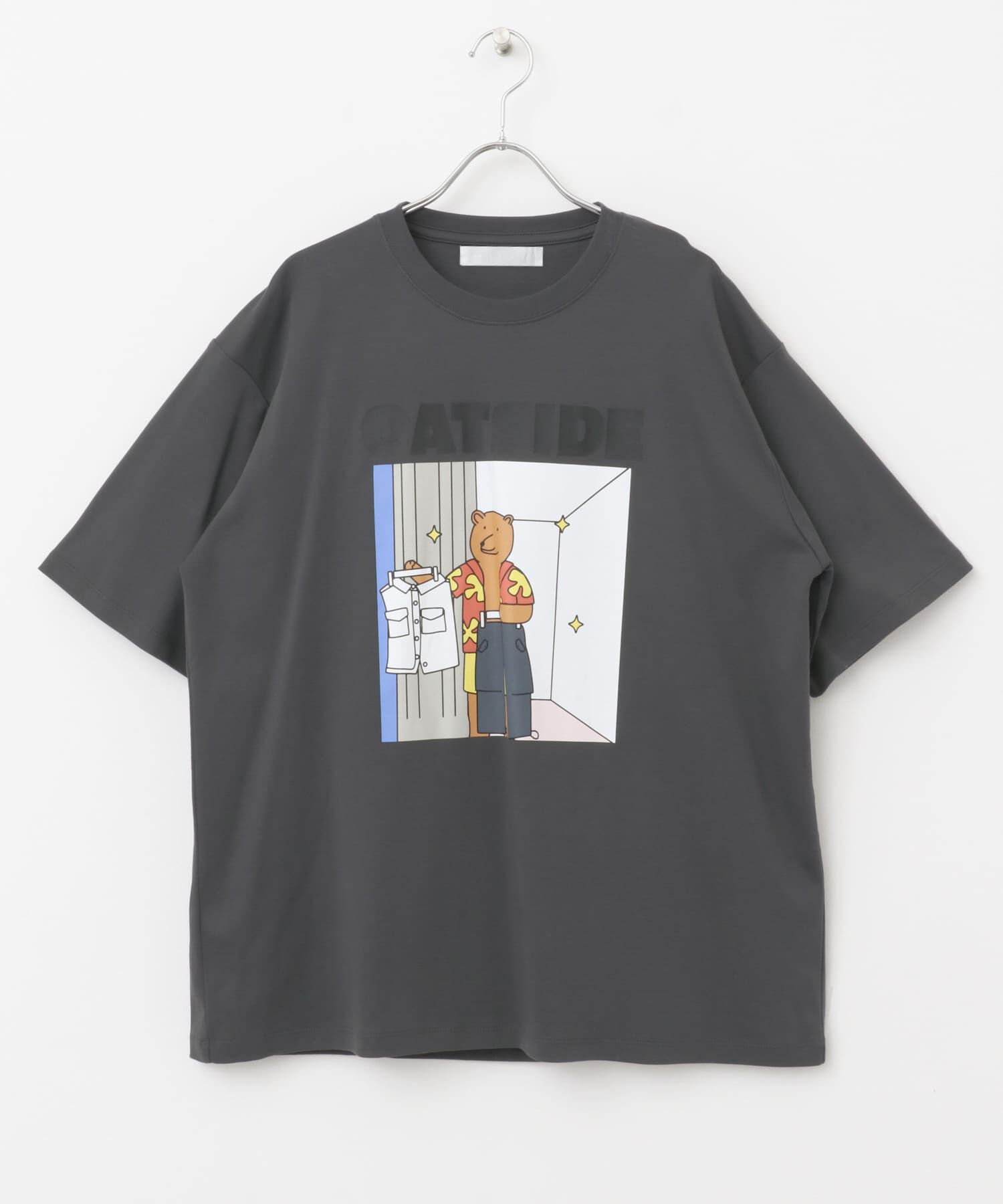 SENSE OF PLACE by URBAN RESEARCH「『別注』OATSIDE&times;SENSE OF PLACE　グラフィックショートスリーブ Tシャツ B」|Tシャツ・カットソー|