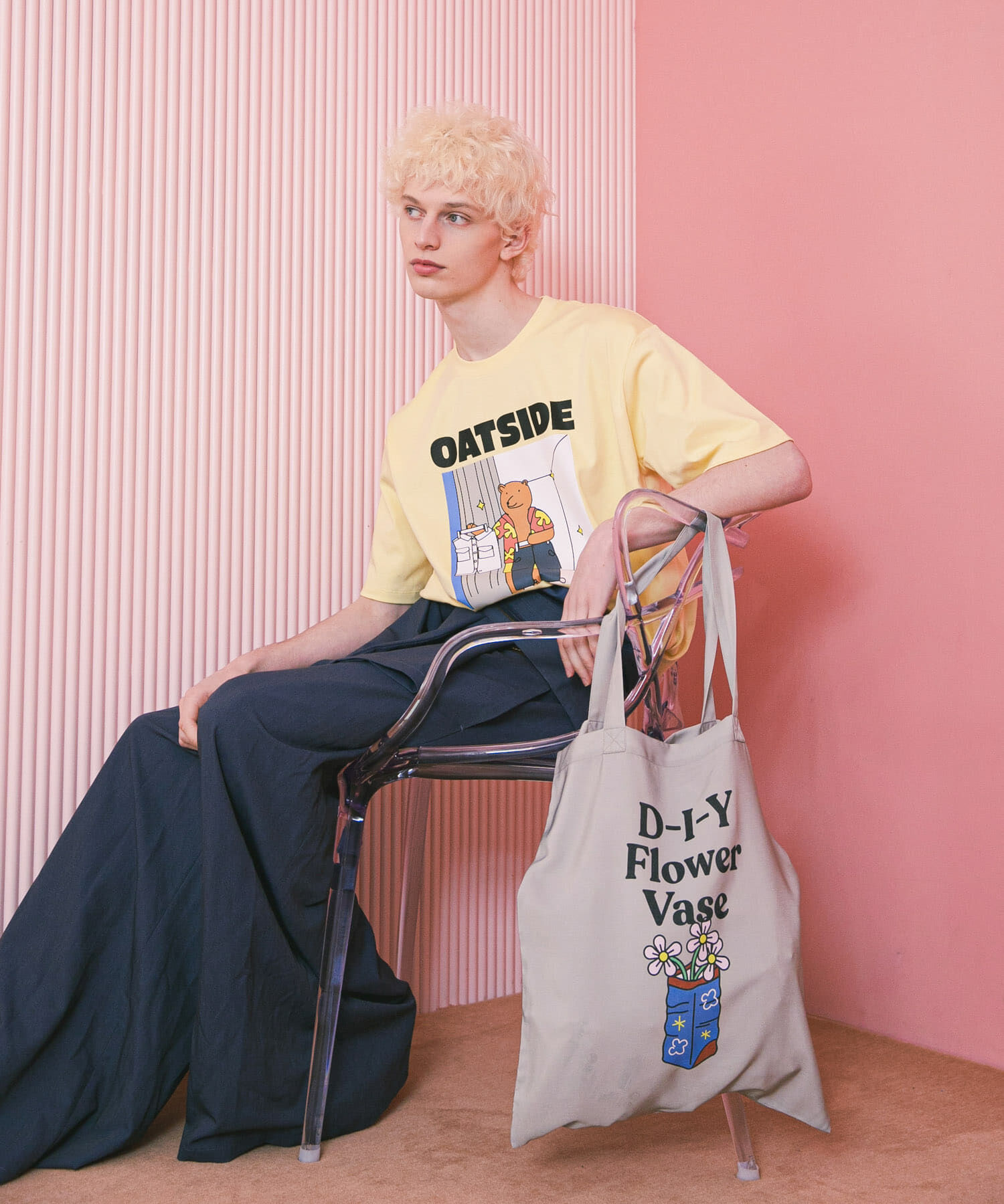 SENSE OF PLACE by URBAN RESEARCH「『別注』OATSIDE&times;SENSE OF PLACE　グラフィックショートスリーブ Tシャツ B」|Tシャツ・カットソー|