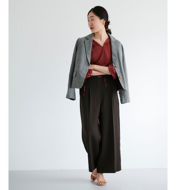 le.coeur blanc「ケープフリルブラウス」|シャツ・ブラウス|