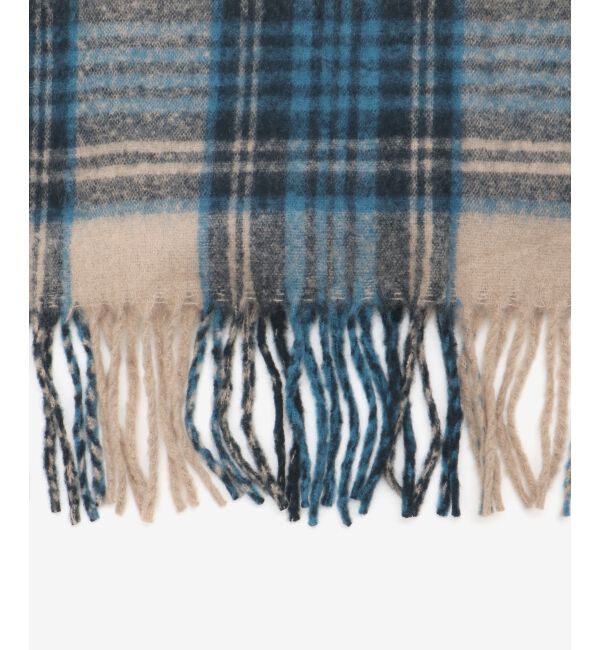  「チェック起毛ストール」|ストール|