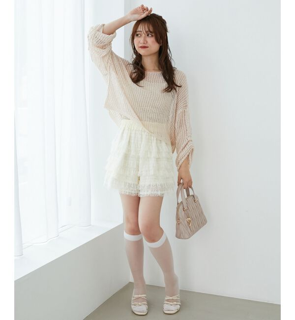 「レースティアードショートパンツ」|その他|