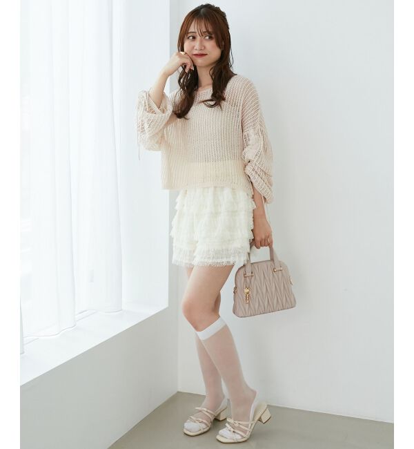  「レースティアードショートパンツ」|その他|