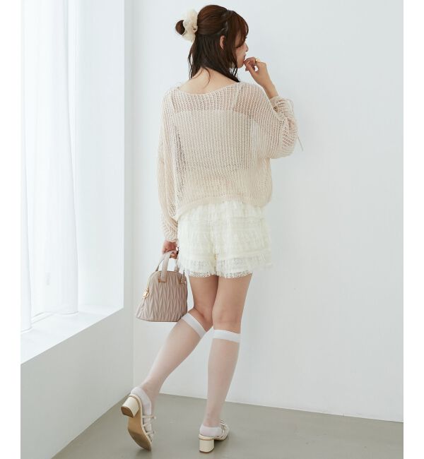  「レースティアードショートパンツ」|その他|