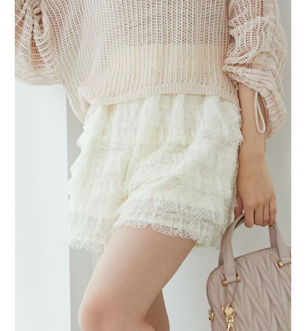  「レースティアードショートパンツ」|その他|