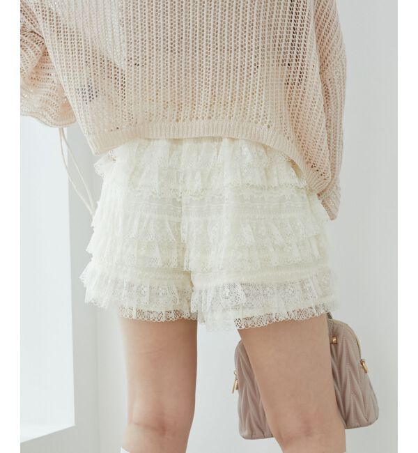  「レースティアードショートパンツ」|その他|