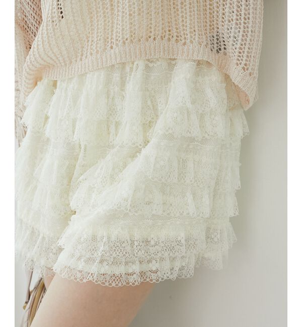  「レースティアードショートパンツ」|その他|