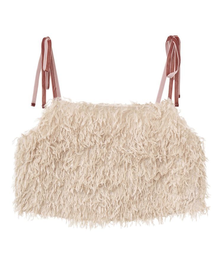 earth music&ecology「【WEB限定】ベロアリボンフェザービスチェ」|ベスト・ジレ|