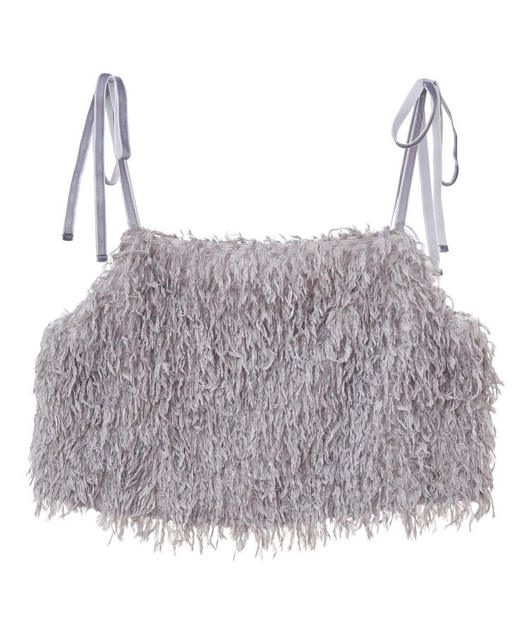 earth music&ecology「【WEB限定】ベロアリボンフェザービスチェ」|ベスト・ジレ|