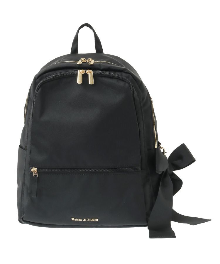 Maison de FLEUR「撥水加工ポケットリボンリュック」|リュック|