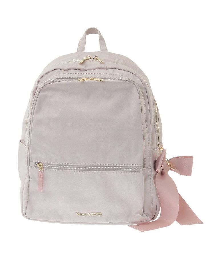 Maison de FLEUR「撥水加工ポケットリボンリュック」|リュック|