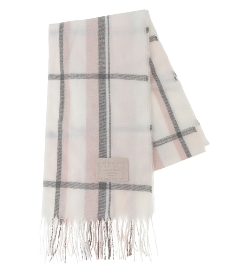 Maison de FLEUR「チェックストール」|ストール|