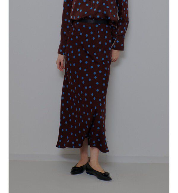 allureville「コインドットナロースカート」|スカート|