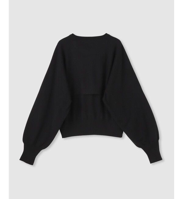 allureville「メリノウールレイヤードプルオーバー」|ニット・セーター|