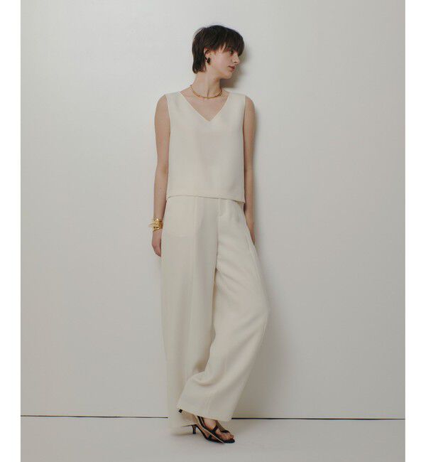 allureville「トリッカーダブルクロスバルーンパンツ」|チノ|