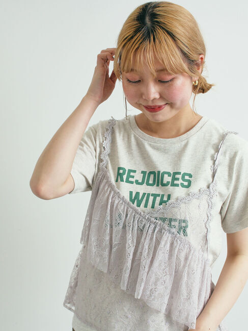 SM2「フリルレースキャミソールブラウス」|シャツ・ブラウス|