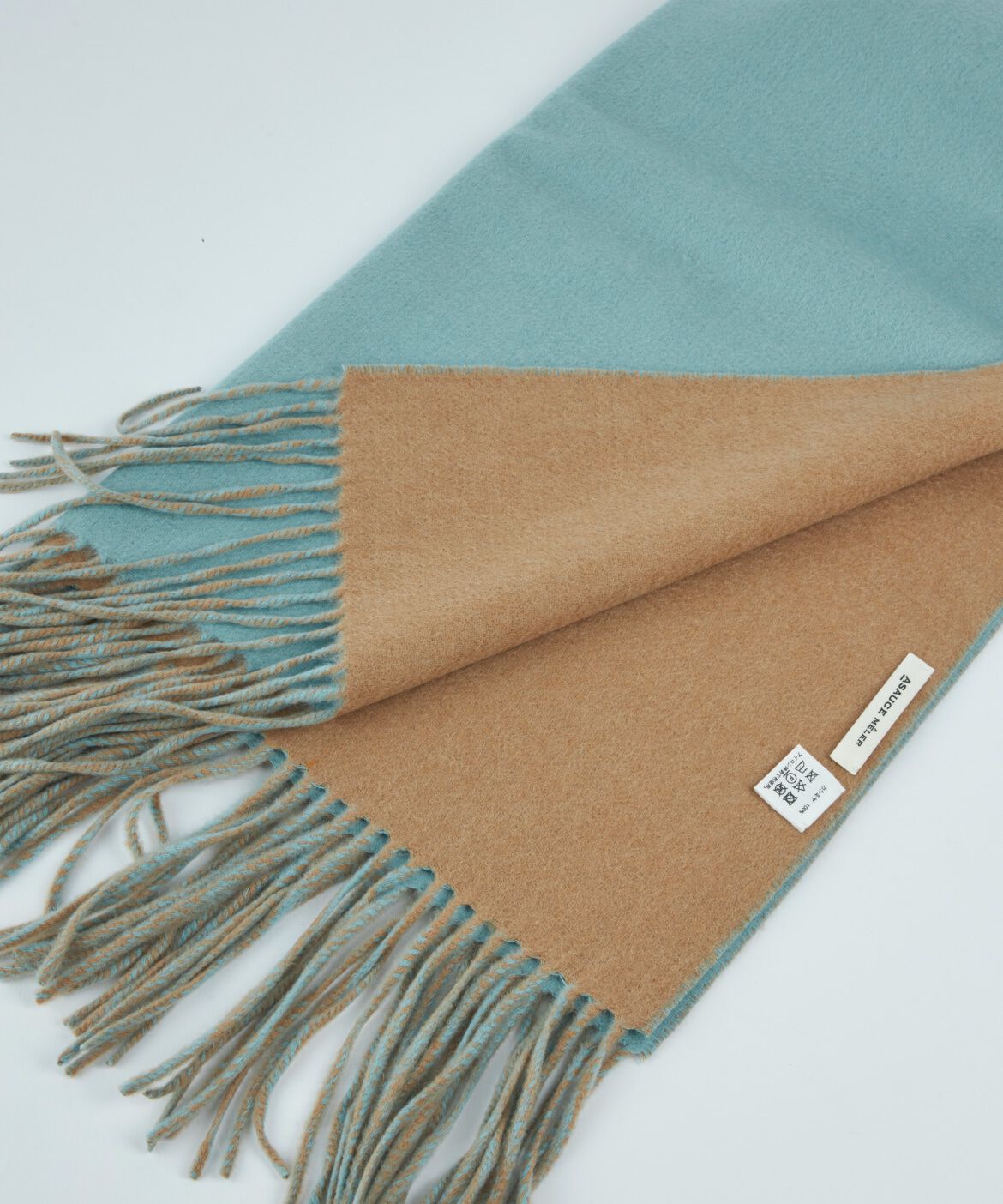 FAVORITE SUKINAMONO「スポンディッシュカシミヤリバーシブルストール《ASAUCE MELER》」|ストール|