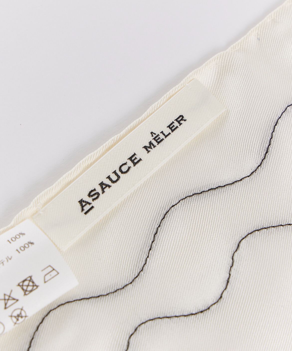 FAVORITE SUKINAMONO「テープエンブロイダリースカーフII《ASAUCE MELER》」|ストール|