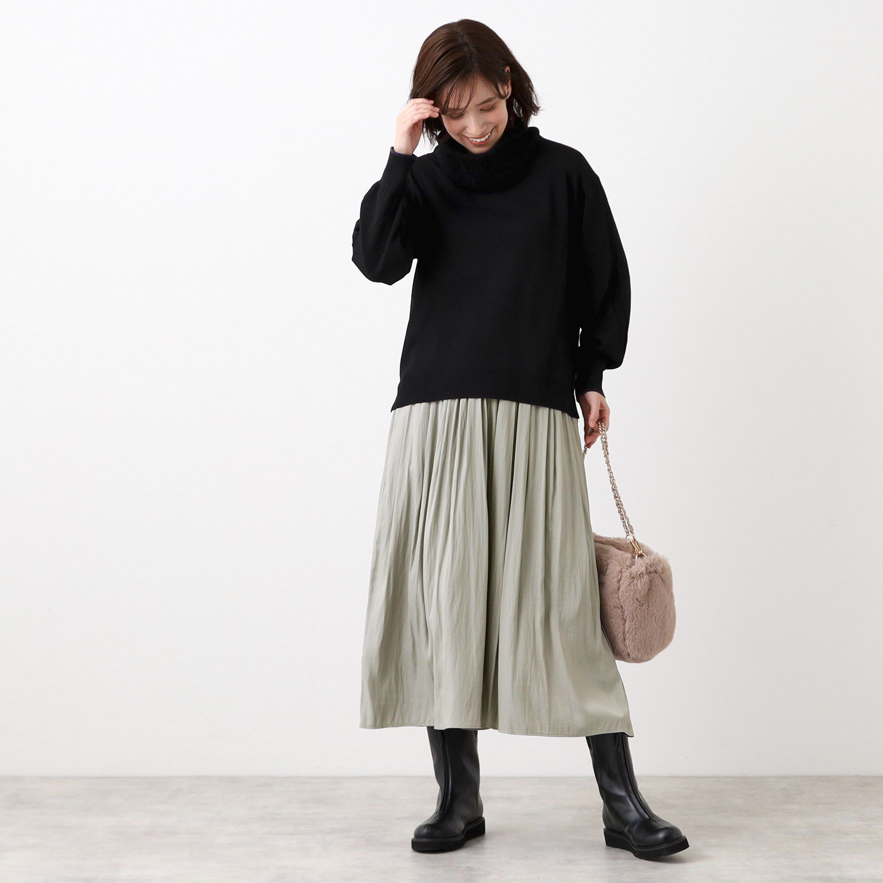 Reflect「【手洗い可／ウエスト総ゴム】シャンブレースカーチョパンツ」|その他|