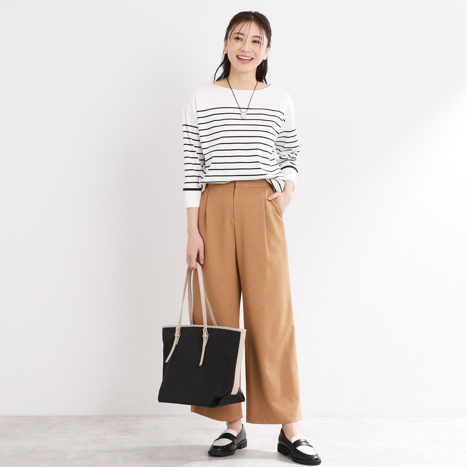 Reflect「【マシンウォッシュ可／すっきりシルエット】ワイドシルエットパンツ」|その他|