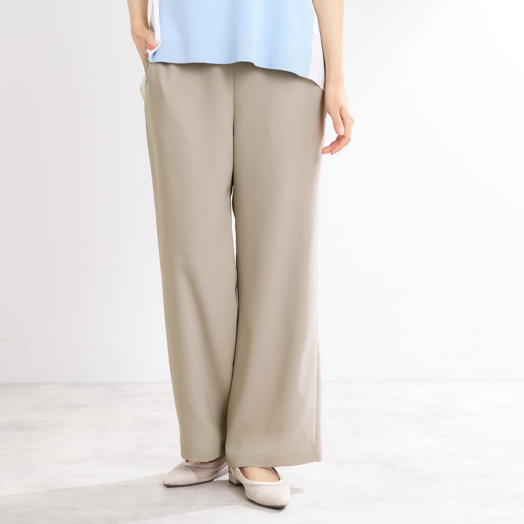 Reflect「【私のパンツ／UVカット／マシンウォッシュ可】フレアシルエットパンツ」|その他|