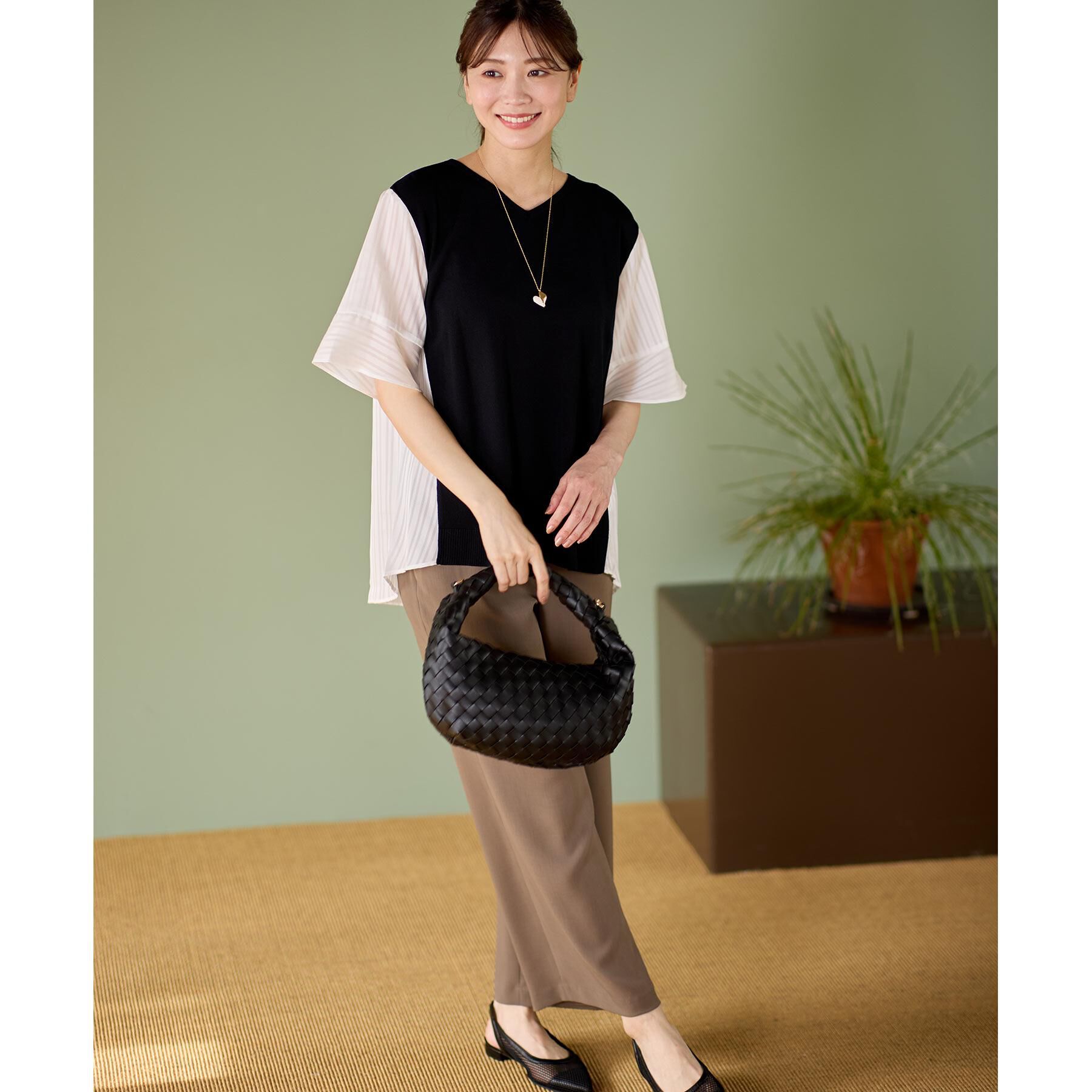 Reflect「【私のパンツ／UVカット／マシンウォッシュ可】フレアシルエットパンツ」|その他|