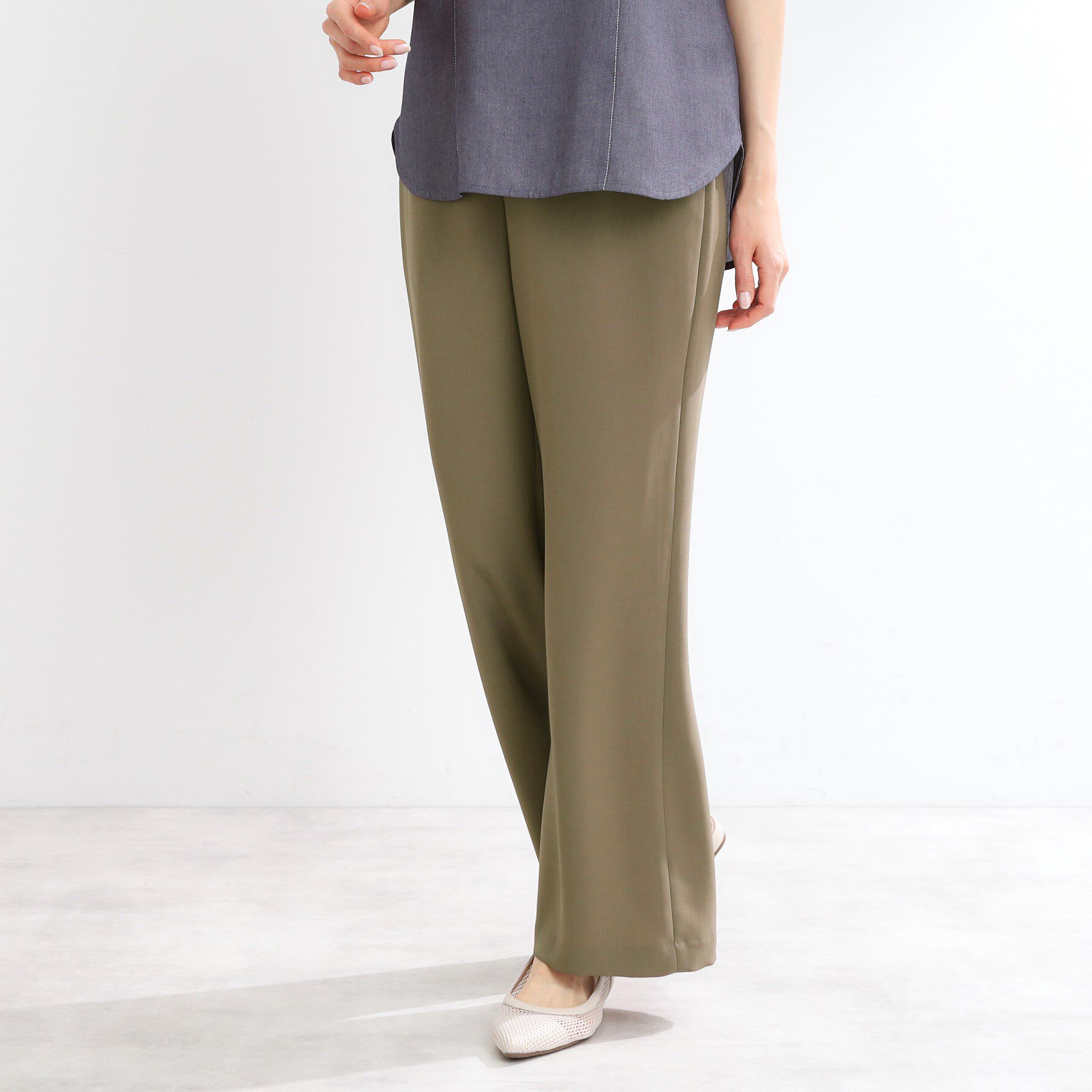 Reflect「【私のパンツ／UVカット／マシンウォッシュ可】フレアシルエットパンツ」|その他|