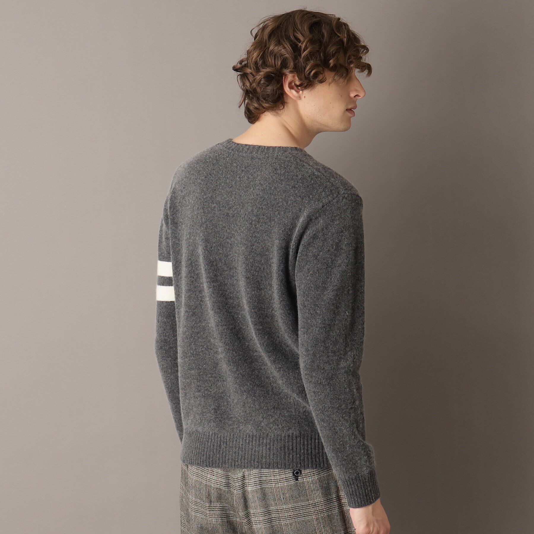 DRESSTERIOR「ラムウール混クルーネックニット」|ニット・セーター|