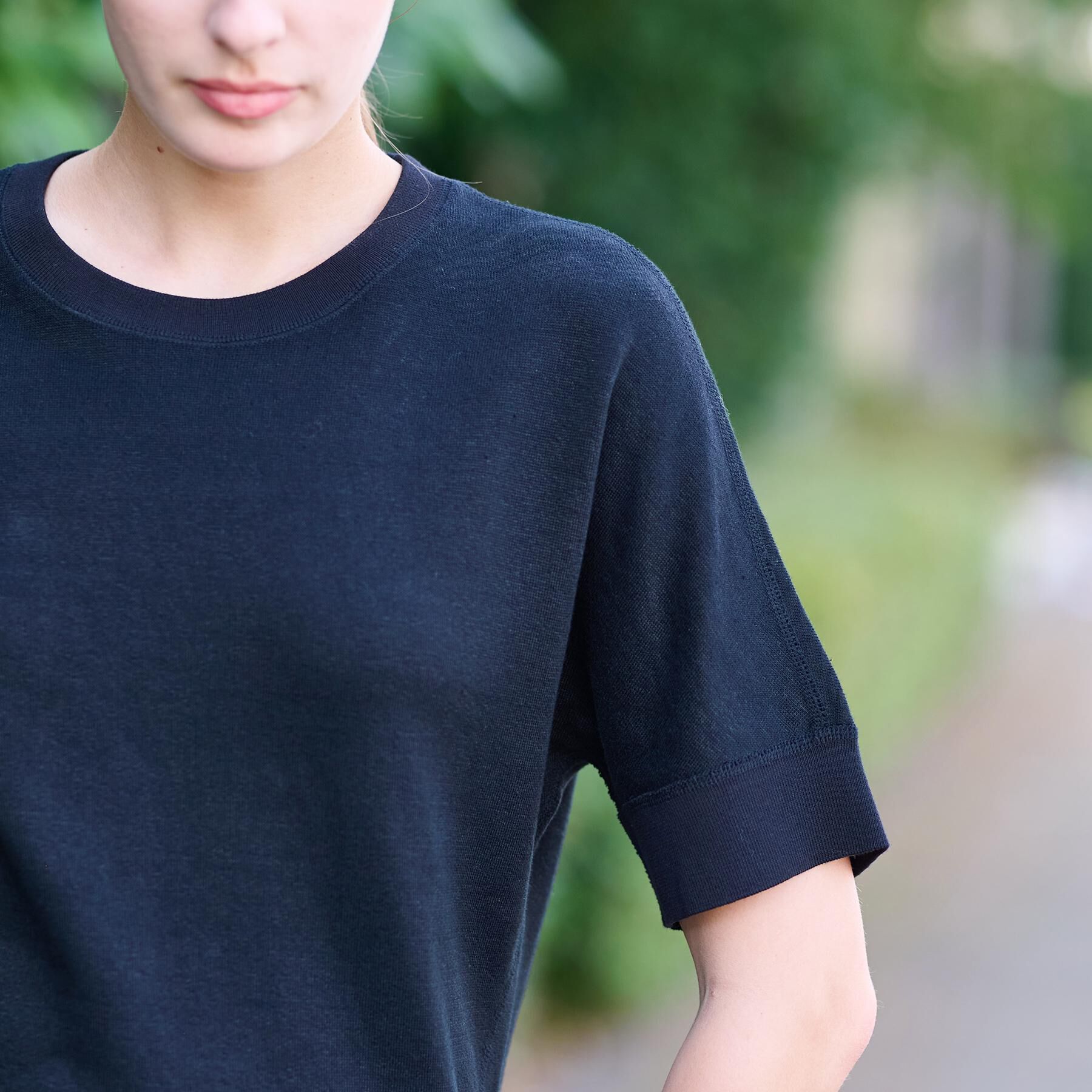 DRESSTERIOR「【毎年人気！／洗える】リネン裏毛ハーフスリーブプルオーバー」|Tシャツ・カットソー|