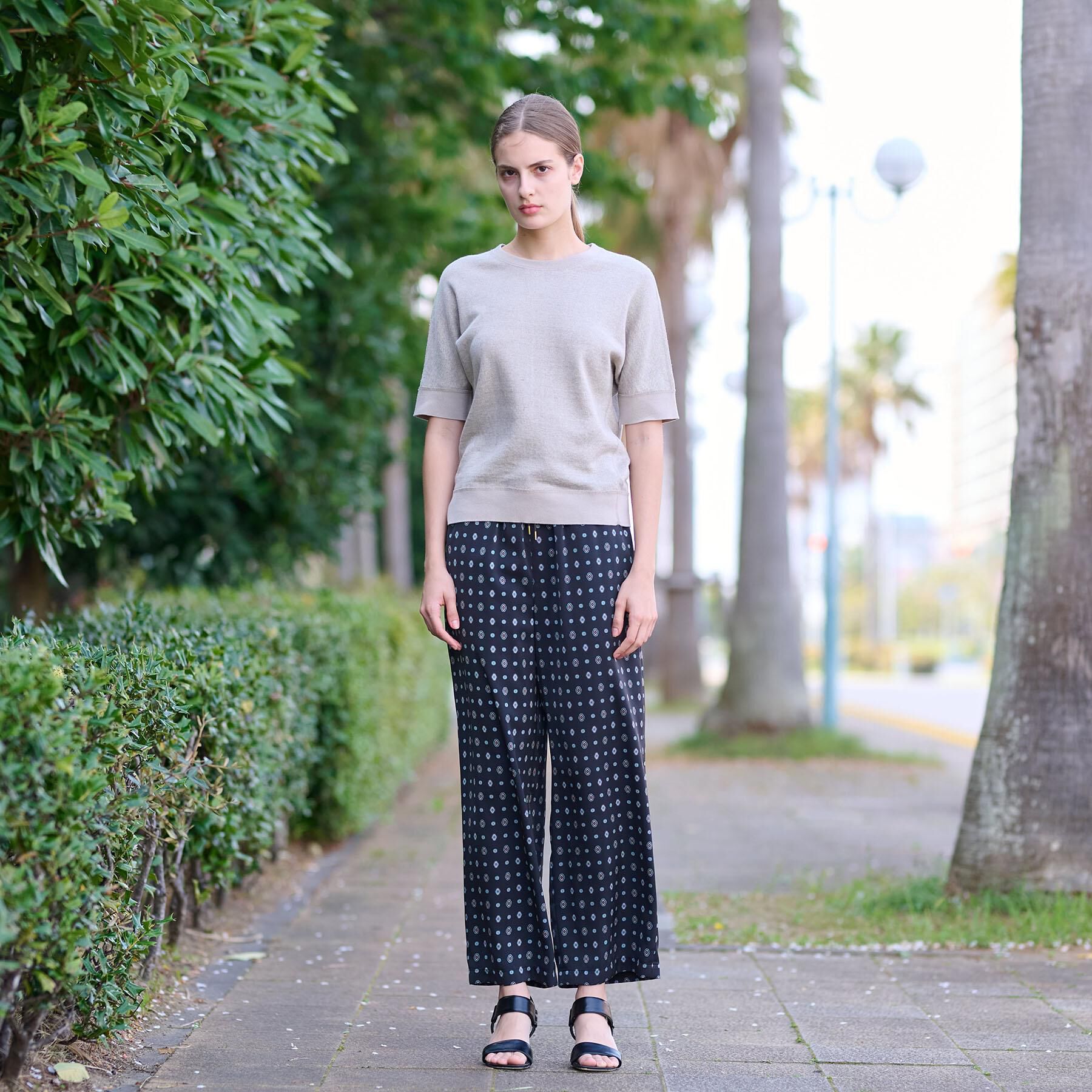 DRESSTERIOR「【毎年人気！／洗える】リネン裏毛ハーフスリーブプルオーバー」|Tシャツ・カットソー|