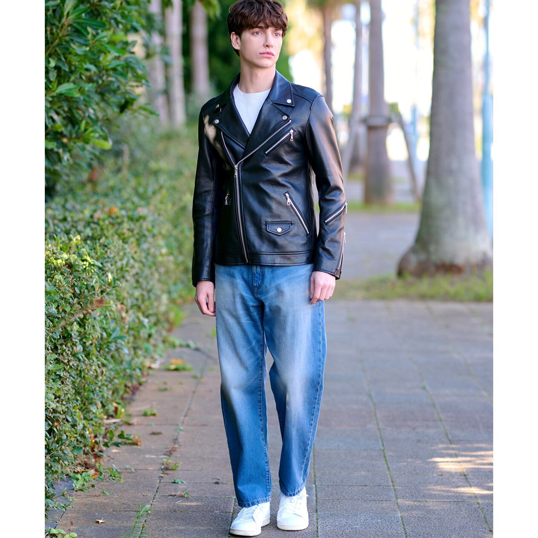 DRESSTERIOR「10．6oz コンフォートワイドデニムパンツ」|デニム|