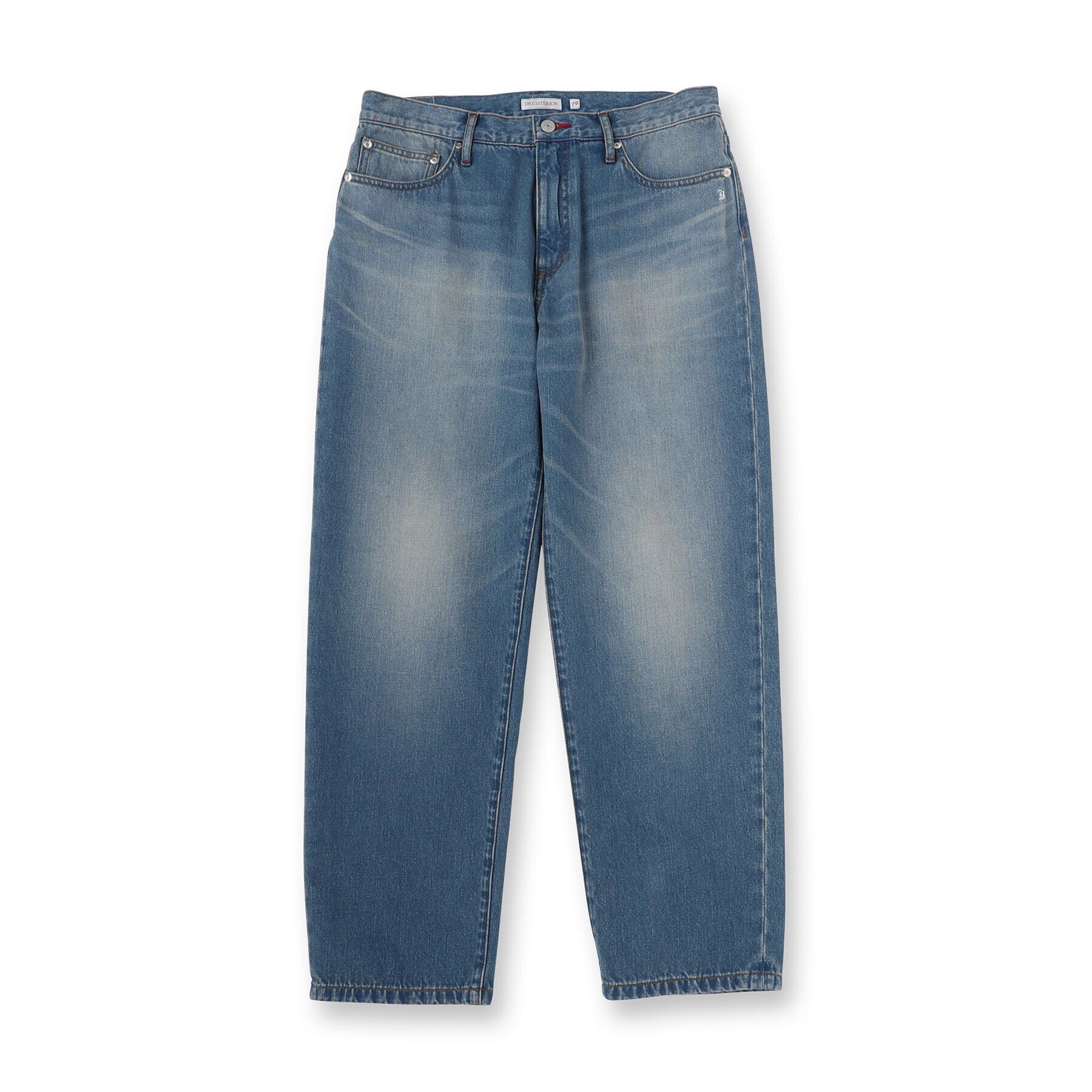 DRESSTERIOR「10．6oz コンフォートワイドデニムパンツ」|デニム|