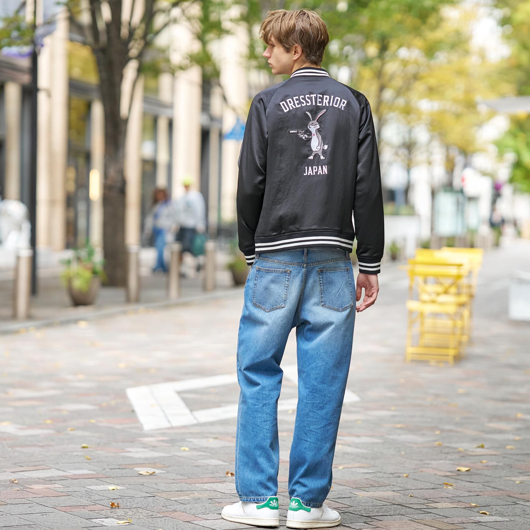 DRESSTERIOR「ラビット刺繍 スカジャン」|ブルゾン・スタジャン|