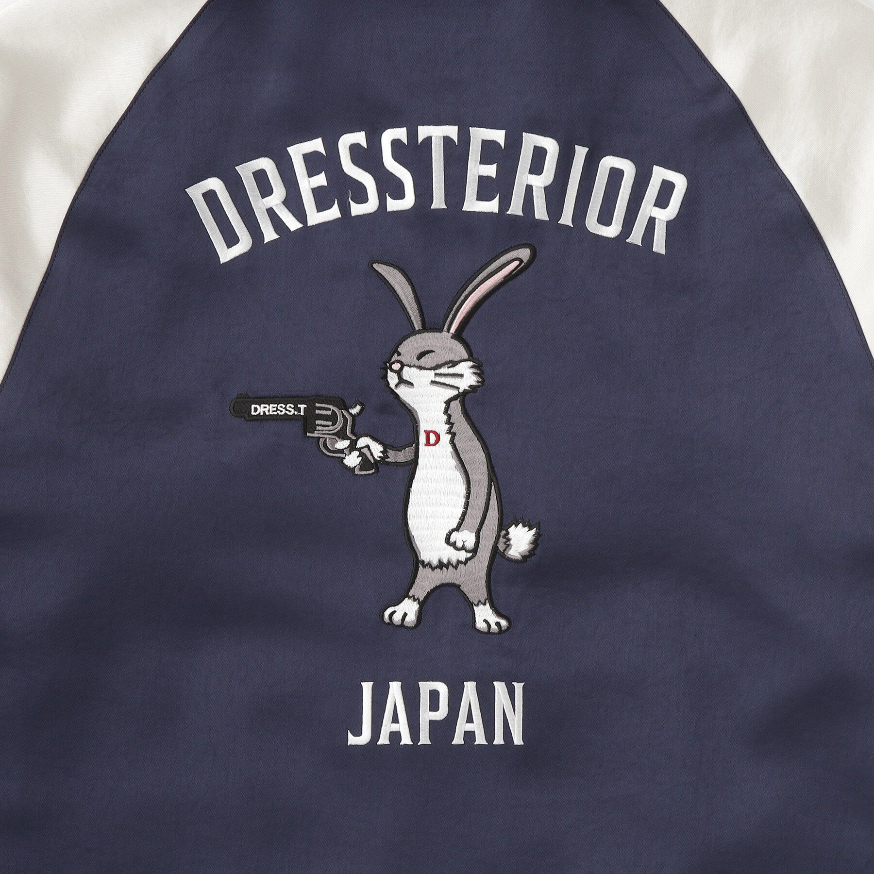 DRESSTERIOR「ラビット刺繍 スカジャン」|ブルゾン・スタジャン|