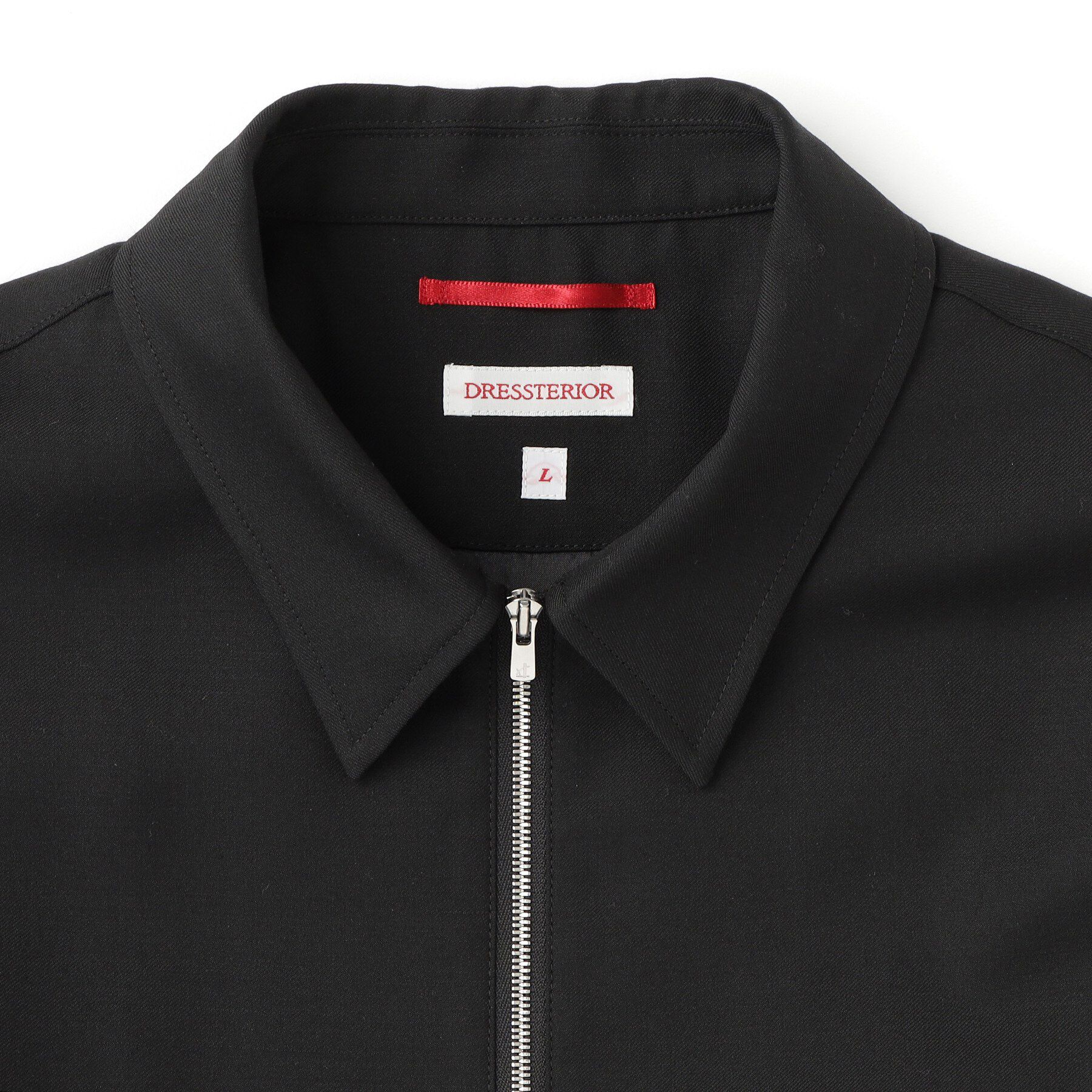 DRESSTERIOR「ウォッシャブル ウール混ハリントンジャケット」|ブルゾン・スタジャン|