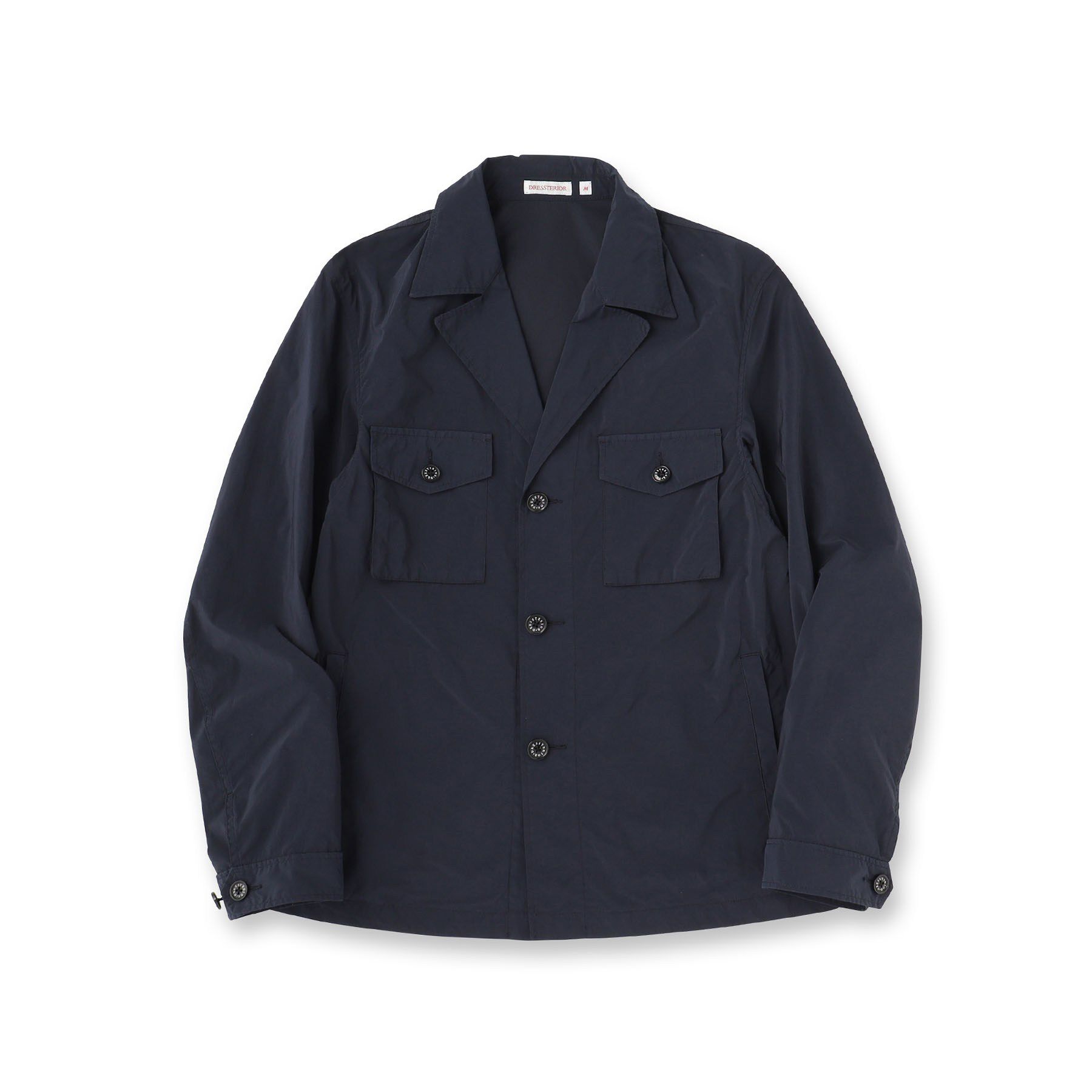 DRESSTERIOR「ガーメントダイ M65フィールドジャケット」|ブルゾン・スタジャン|ネイビー(094)