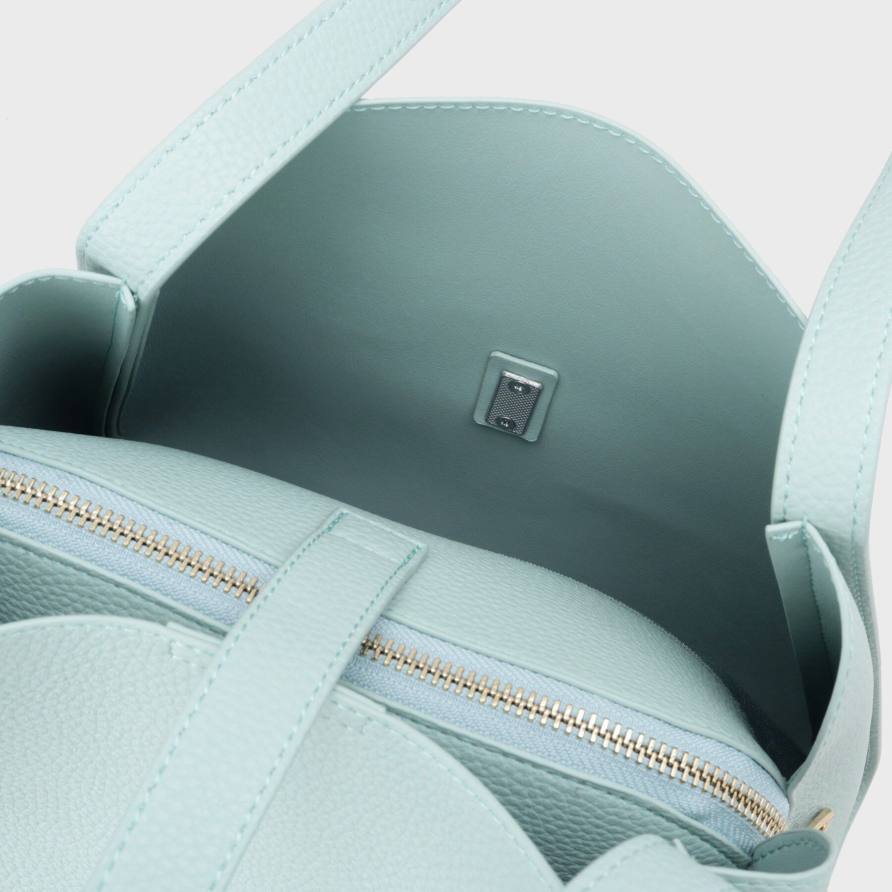 INDIVI「【合皮／ミドルサイズ】春カラーフォルムバッグ」|ハンドバッグ|