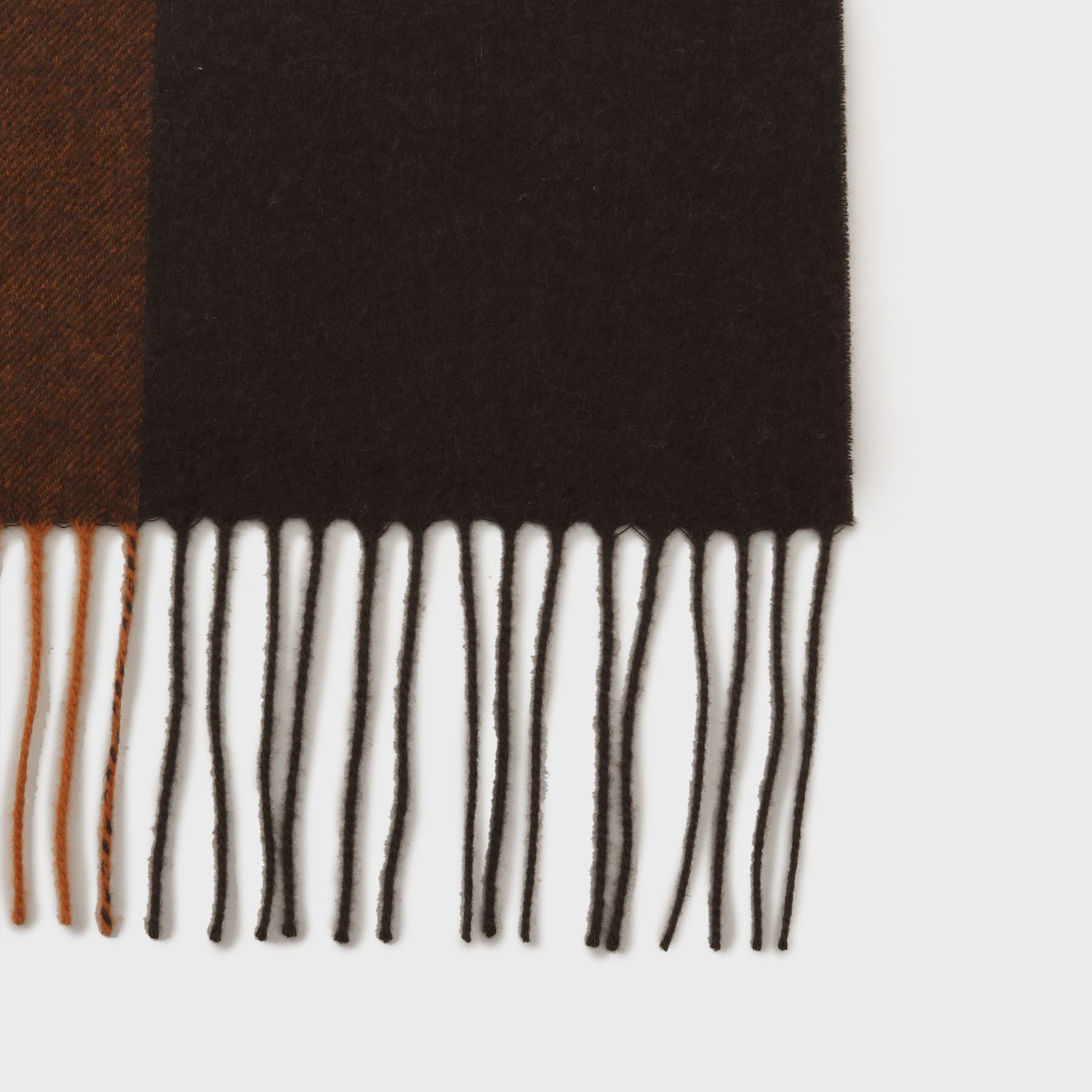 TAKEO KIKUCHI「【洗えるウールカシミヤ】変形ブロックチェックマフラー」|ストール|