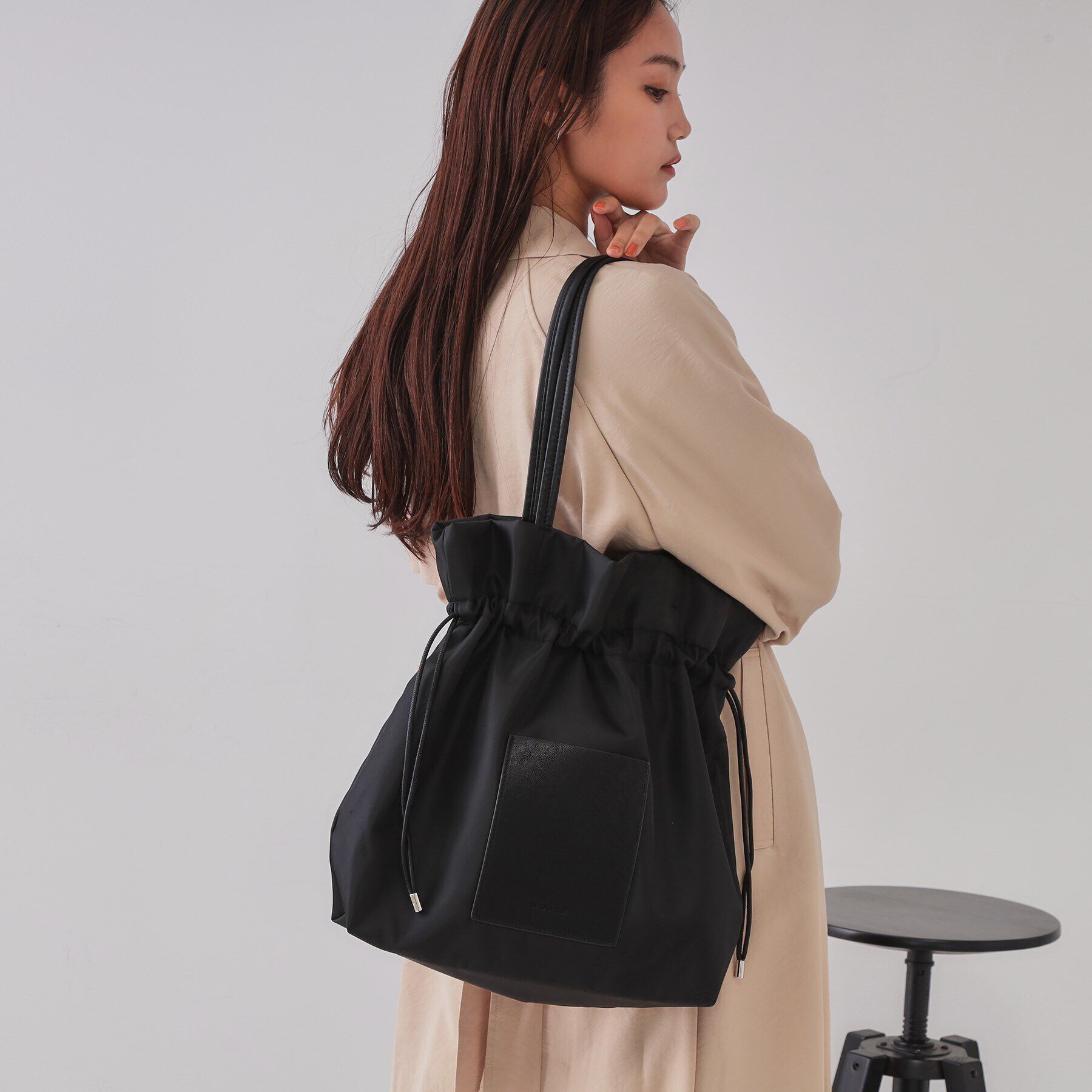 OPAQUE.CLIP「【A4サイズ対応】巾着ドロストーリングトートバッグ」|トートバッグ|