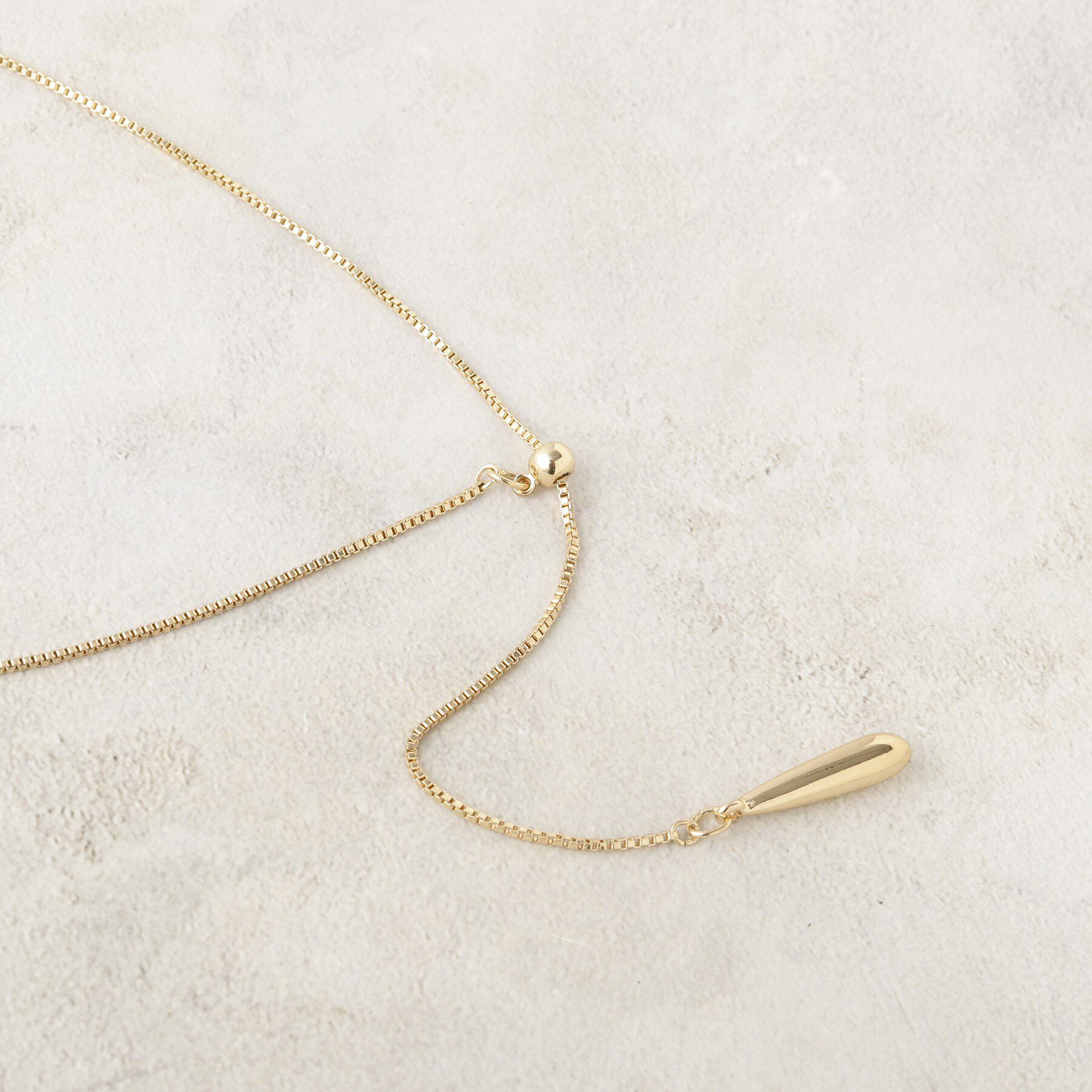 OPAQUE.CLIP「ビジュー付きスライドネックレス」|ネックレス|