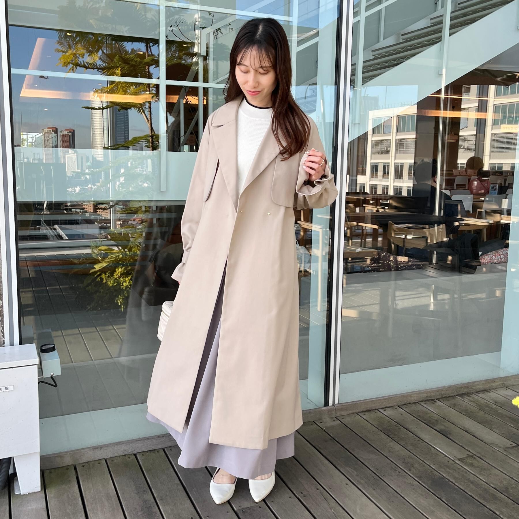 Couture broach「【洗える・着映え】袖リボン リブニット」|ニット・セーター|