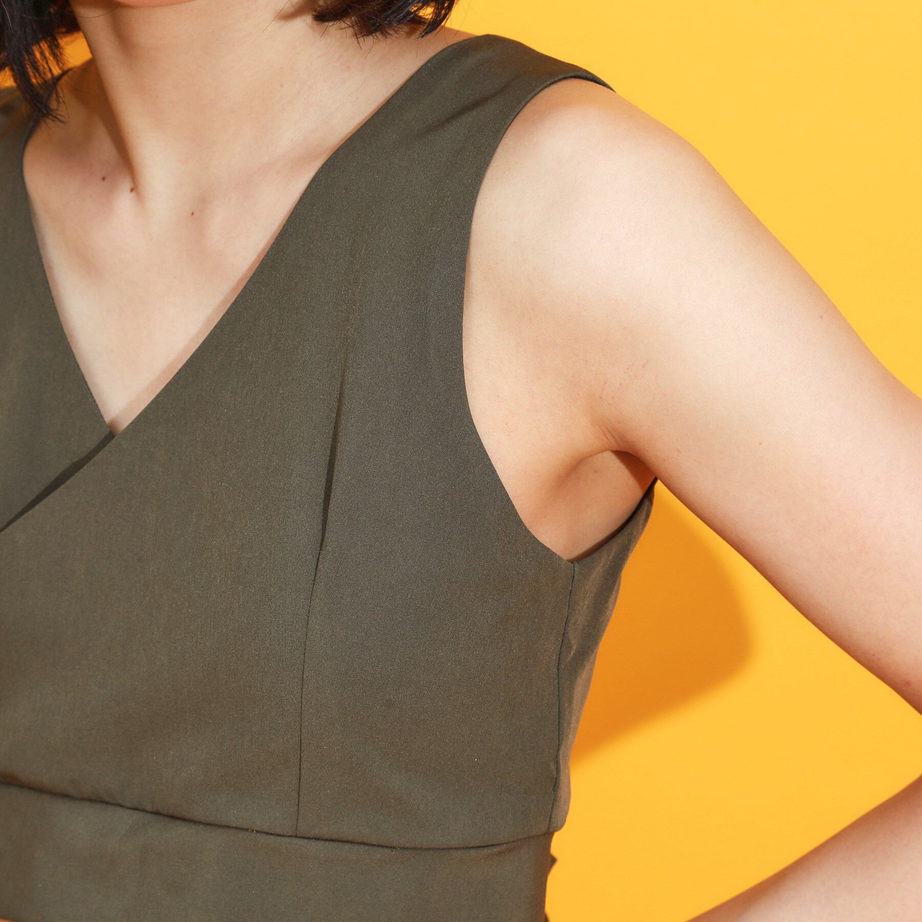 THE SHOP TK「【mizugiwa/ラッシュガード】パット入りリボンビスチェ/セットアップ可/接触冷感/UVケア/洗」|キャミソール|