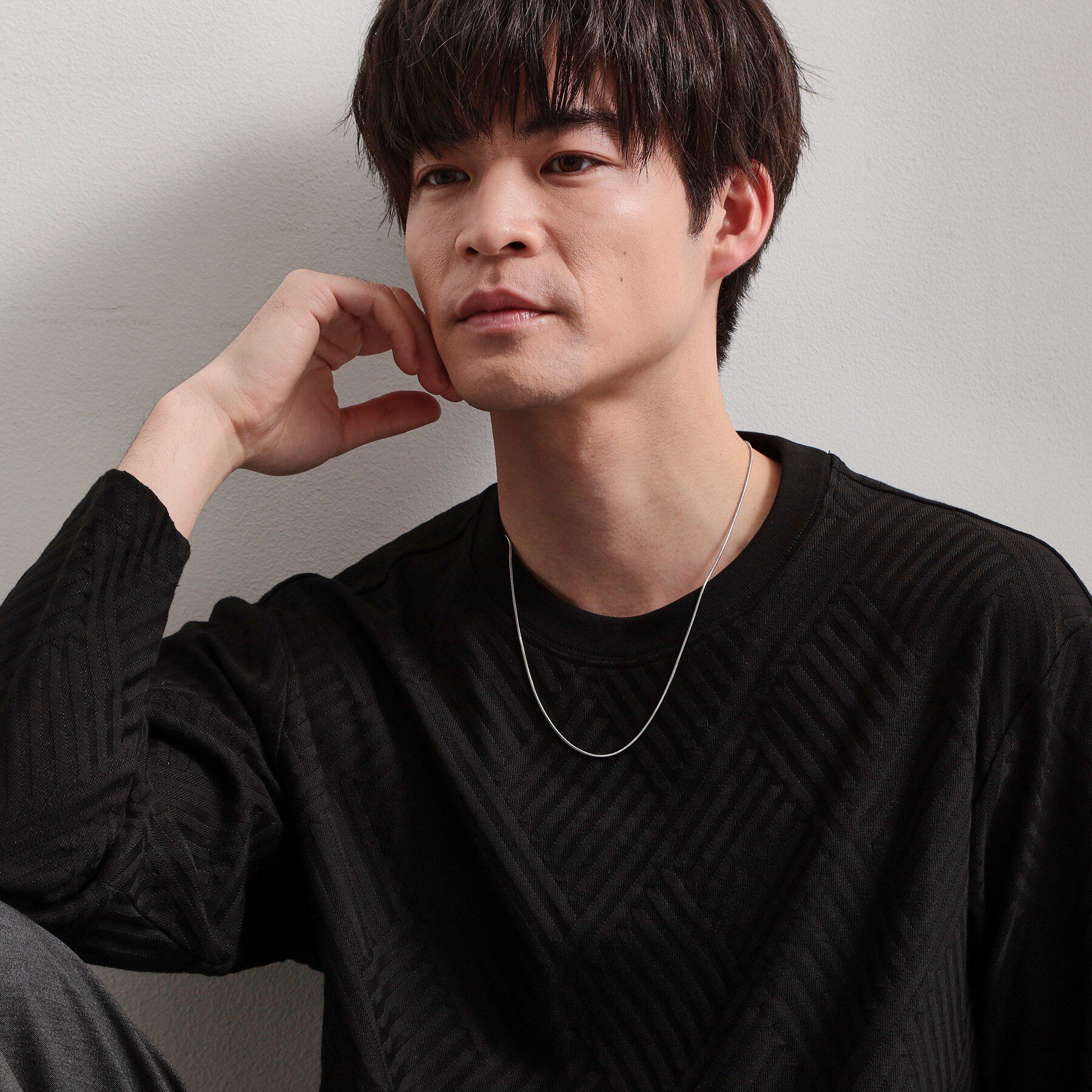 THE SHOP TK「スネーク チェーン ステンレス ネックレス【ユニセックス】」|ネックレス|