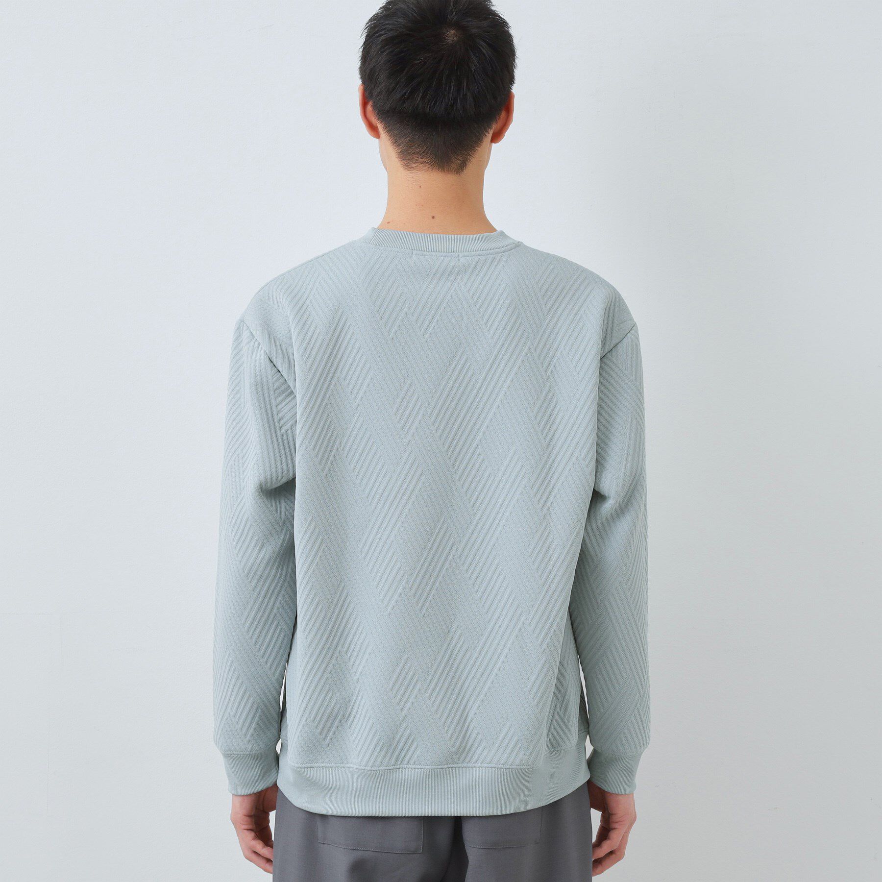 THE SHOP TK「【大人の上品カジュアルに】ふくれキルトスウェット　軽量/洗濯機OK」|パーカー|