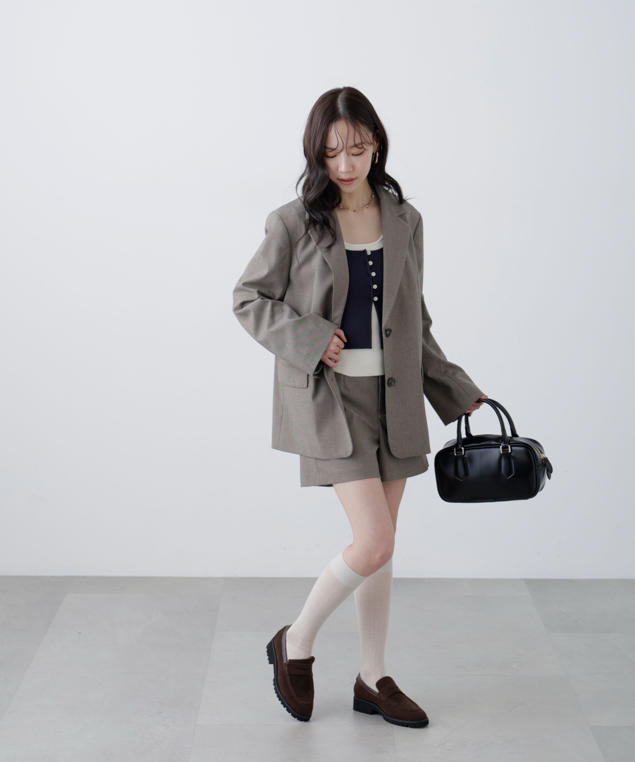  「〈セットアップ対応〉ハイウエストショートパンツ」|その他|