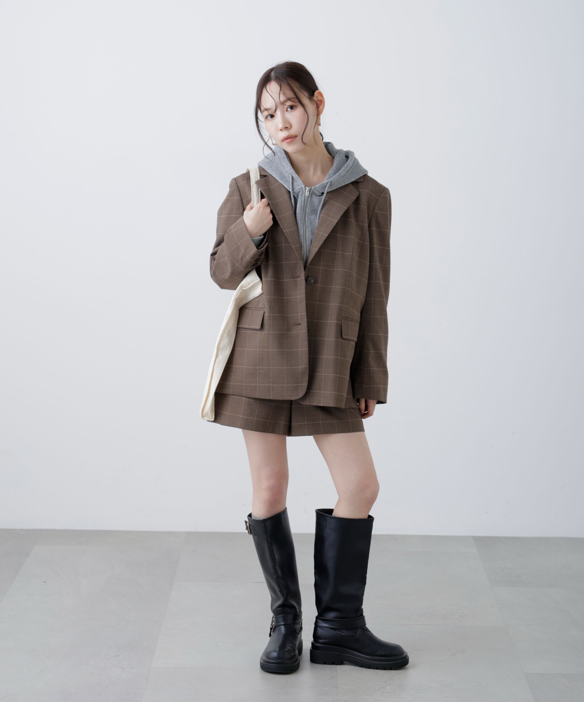  「〈セットアップ対応〉ハイウエストショートパンツ」|その他|