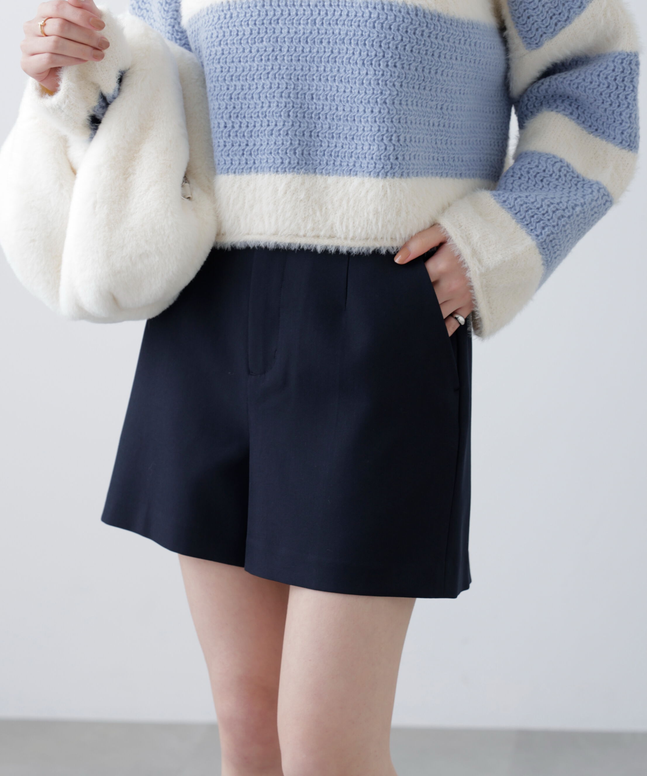  「〈セットアップ対応〉ハイウエストショートパンツ」|その他|