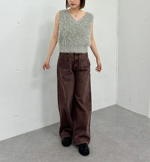 archives「メランジフェザーニットベスト」|ニット・セーター|