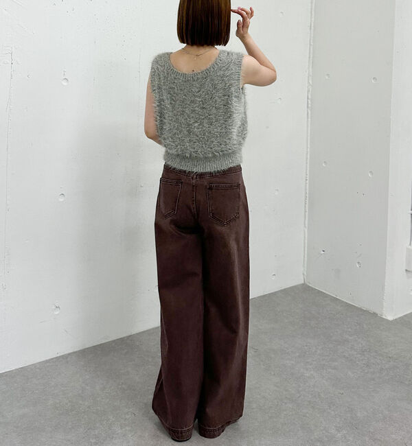 archives「メランジフェザーニットベスト」|ニット・セーター|