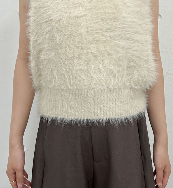 archives「メランジフェザーニットベスト」|ニット・セーター|