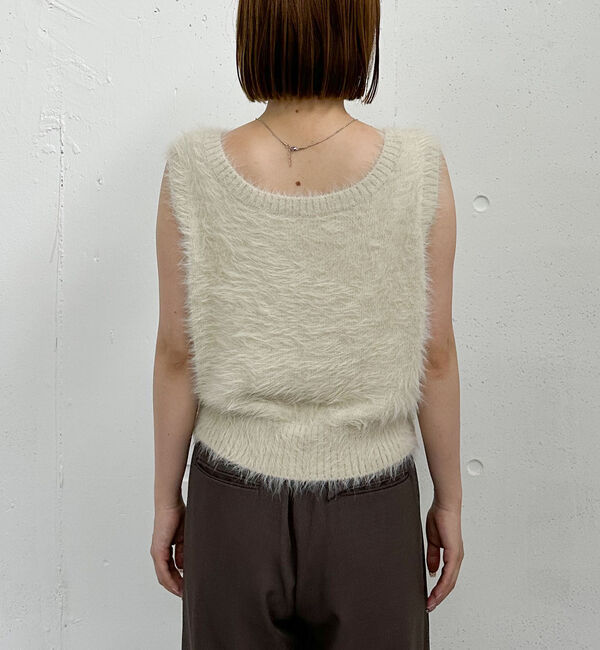 archives「メランジフェザーニットベスト」|ニット・セーター|
